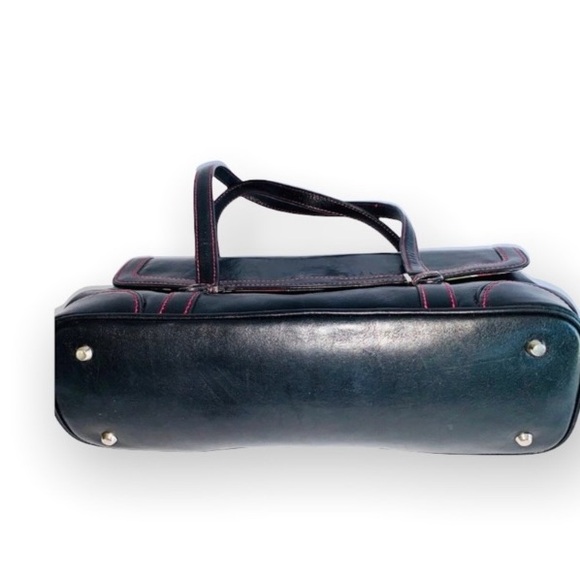 Nordstrom Black Leather trimmed in Red - Picture 5 of 9